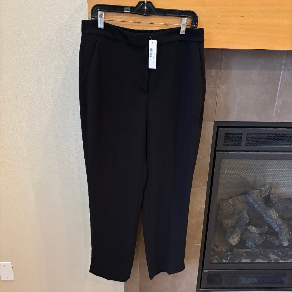 J.Crew Crepe Dress Pants G8705 Dress Work Office Pants Ankle Length Sz 12 T NWT